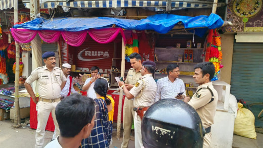 दीपावली से पूर्व पटाखा दुकानों का निरीक्षण